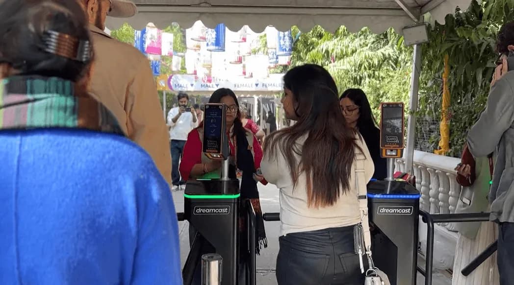 Turnstile with Facial Recognition Entry