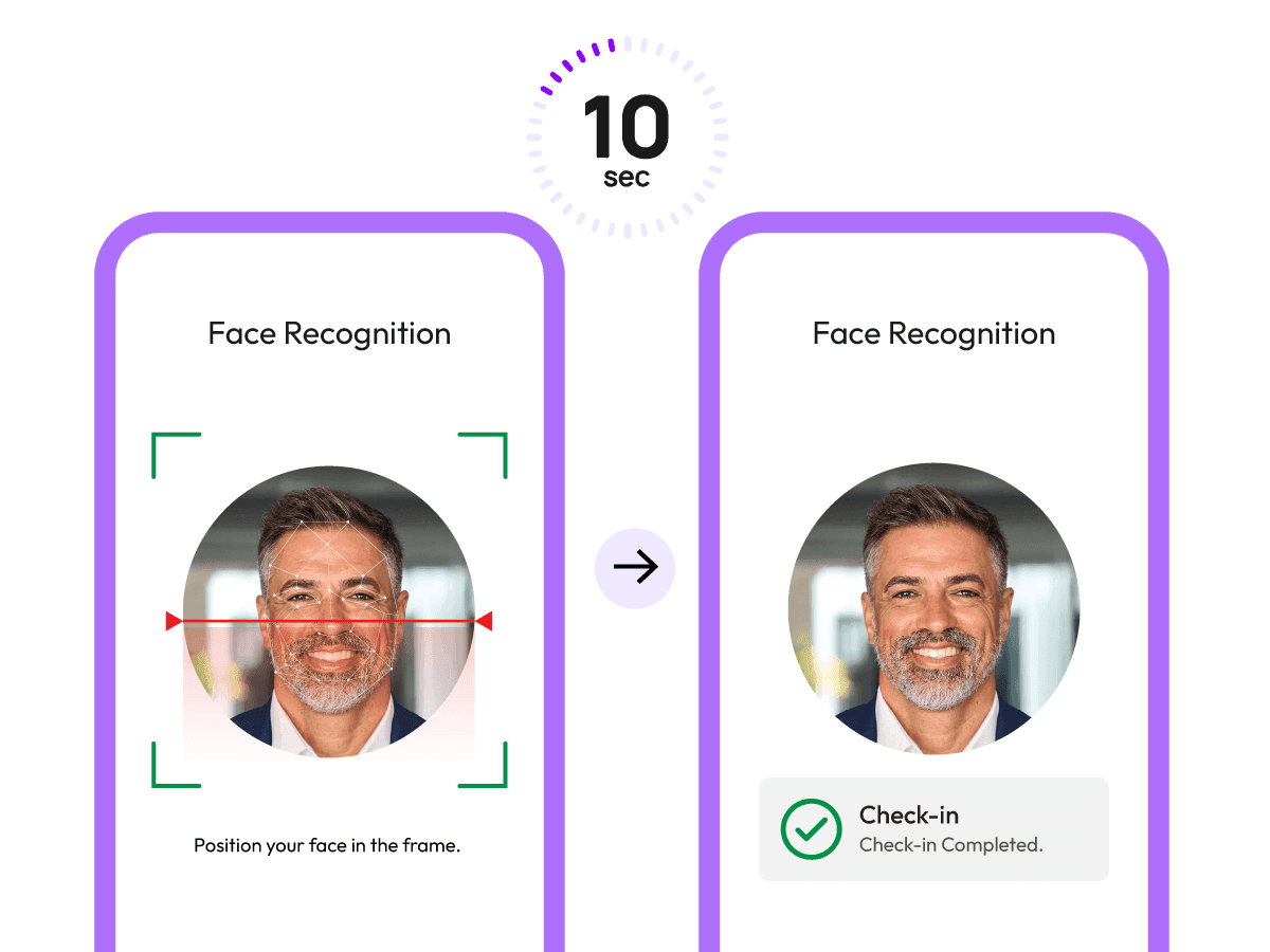 10-Second Check-In Process