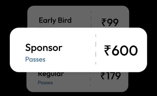 Multi-Tier Registration and Ticketing