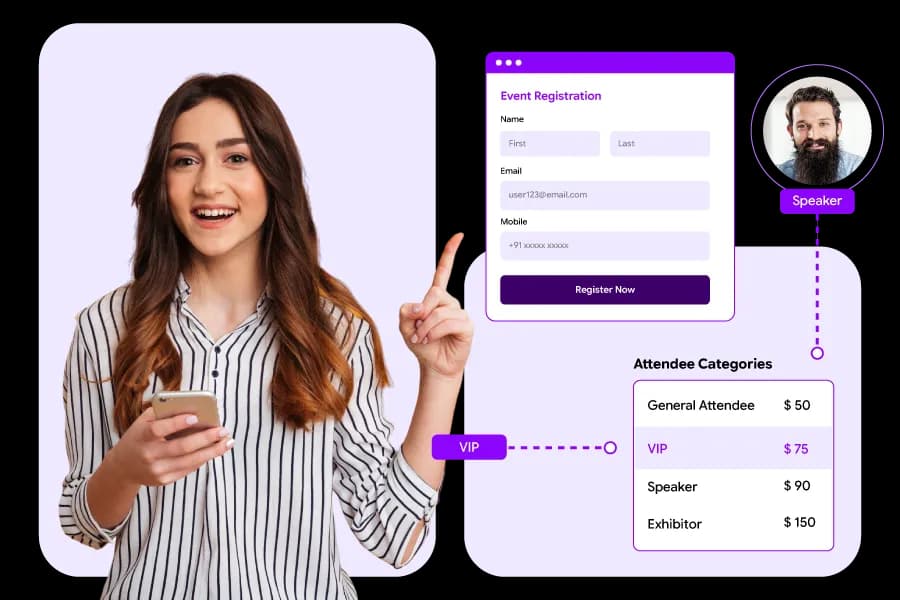 Managing Different Attendee Categories