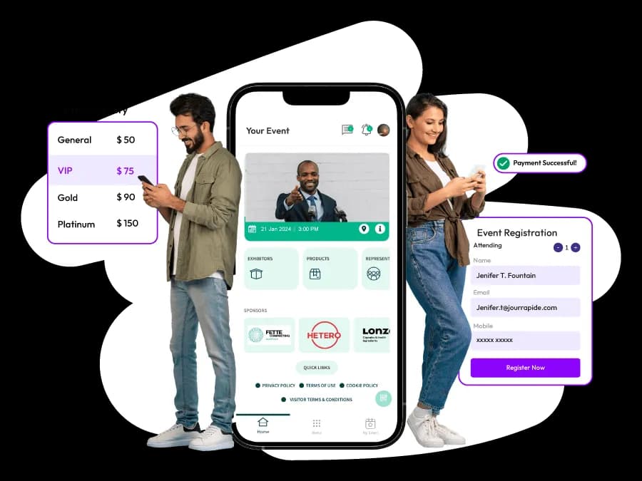 App for On-spot Registration & Ticketing