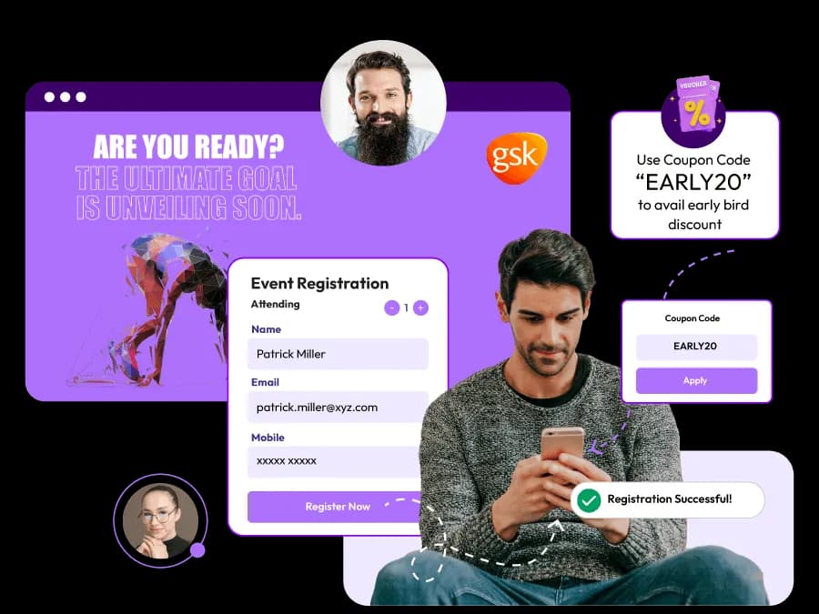 Branded Event Microsite & Mobile App