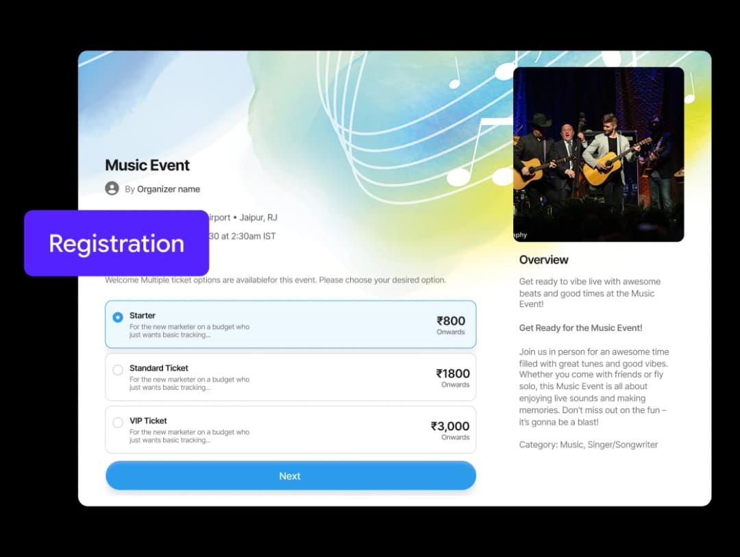 Web-Based Event Registration Platform