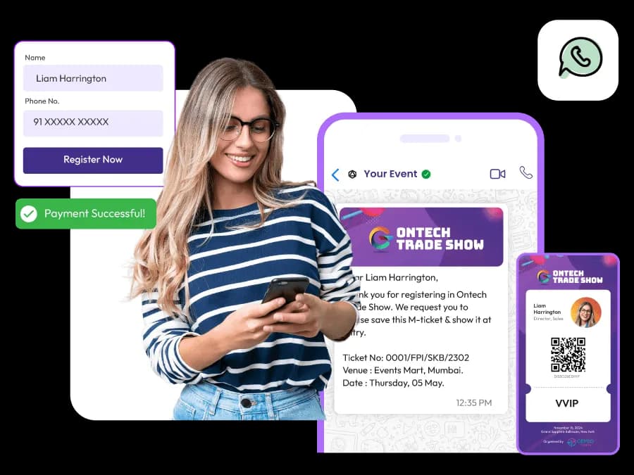 WhatsApp-Driven Digital Badge and Ticketing