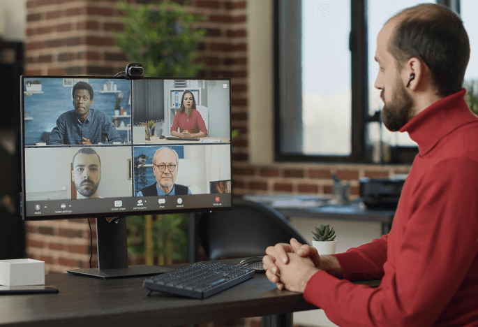 What do you mean by Video Conferencing?