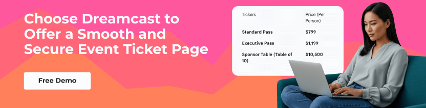 Smooth and Secure Event Ticket Page 