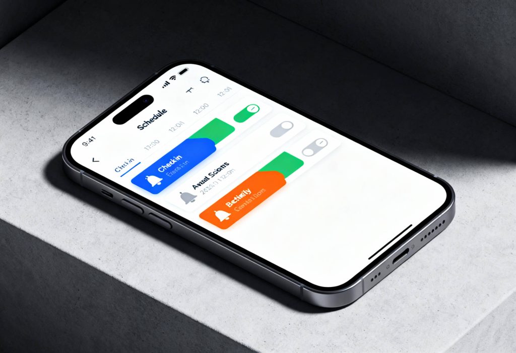 Mobile event app for management