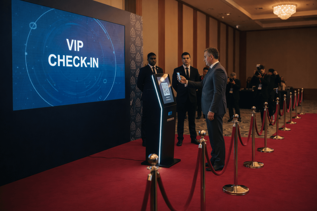 VIP event check-in system