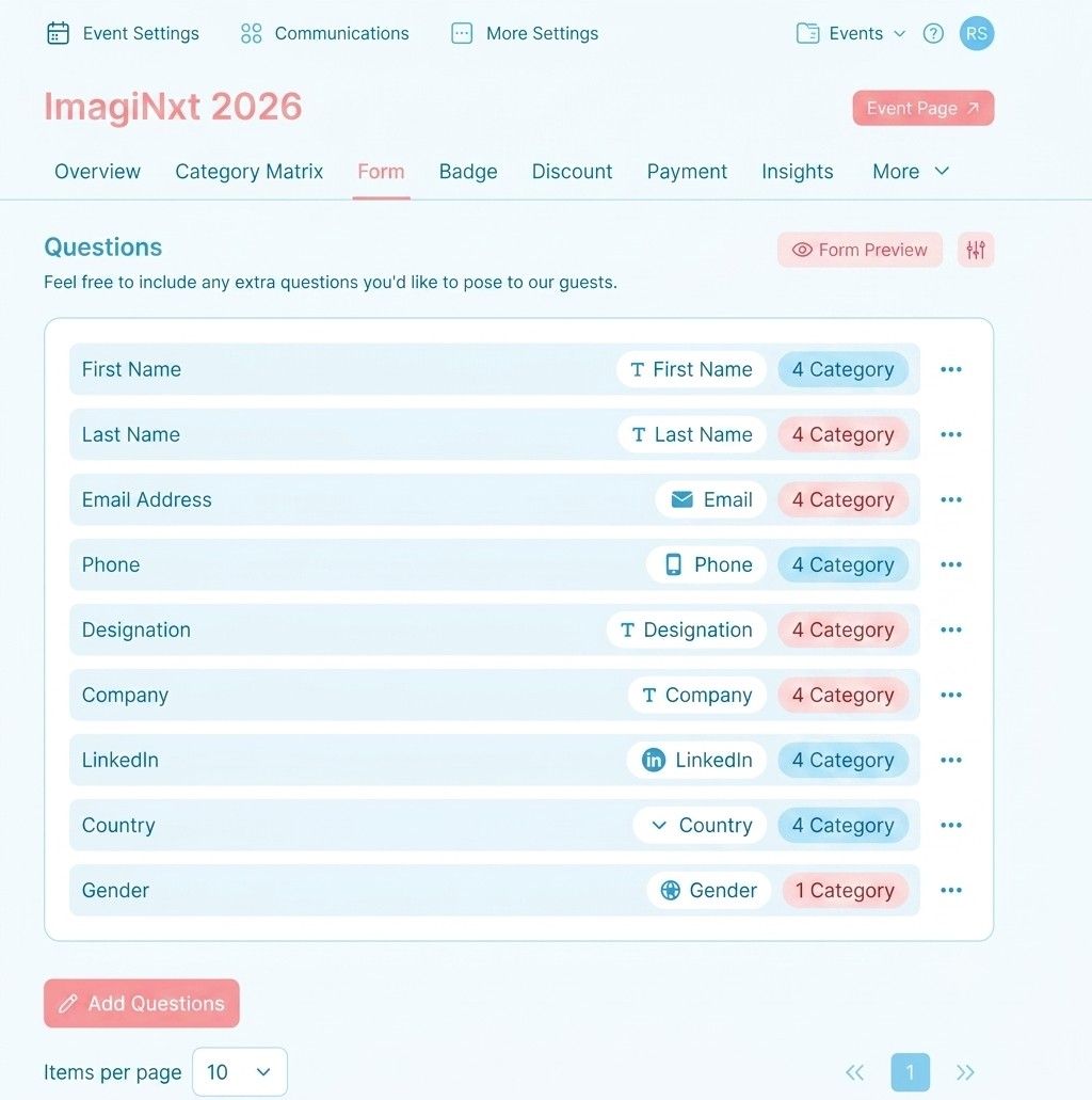 Build the Registration Form