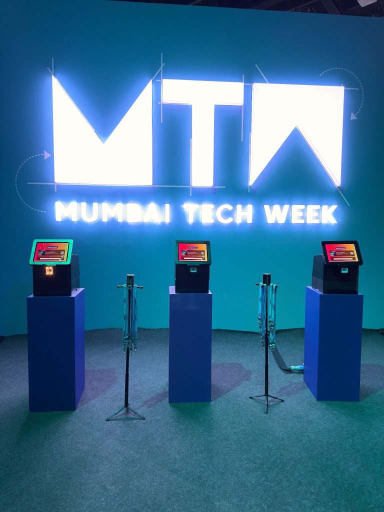 self-service badge printing kiosk