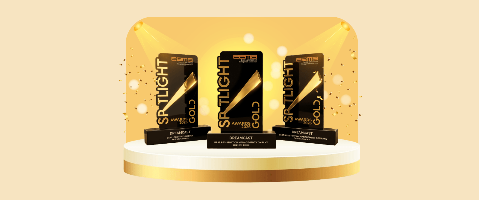 Dreamcast Received 3 Gold Recognition at the EEMA Spotlight Awards 2026