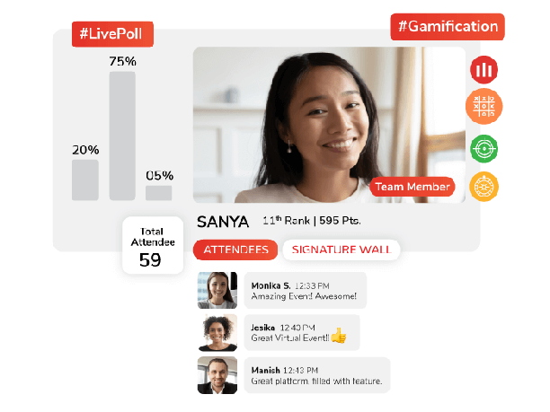 Virtual Event Engagement Features