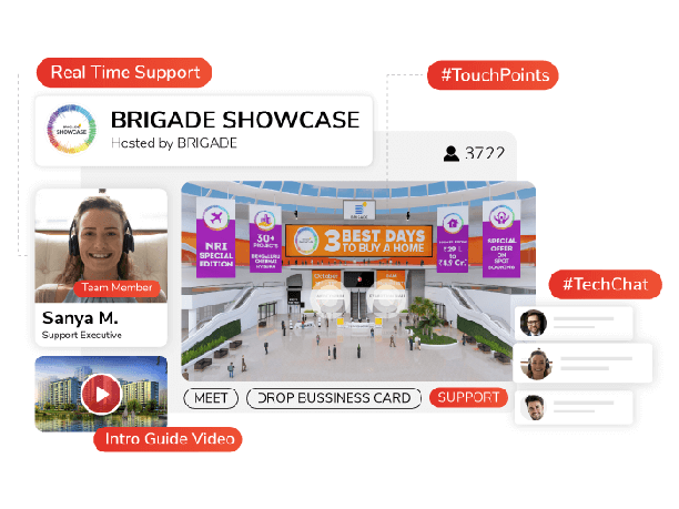 Real Time Support in Virtual Hybrid Events