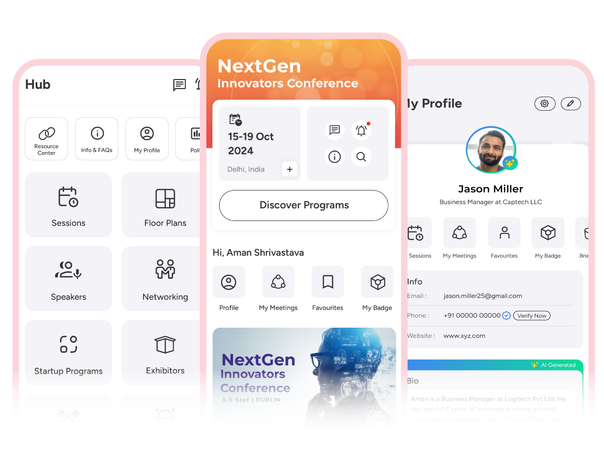 Advanced White Label Mobile Event Application