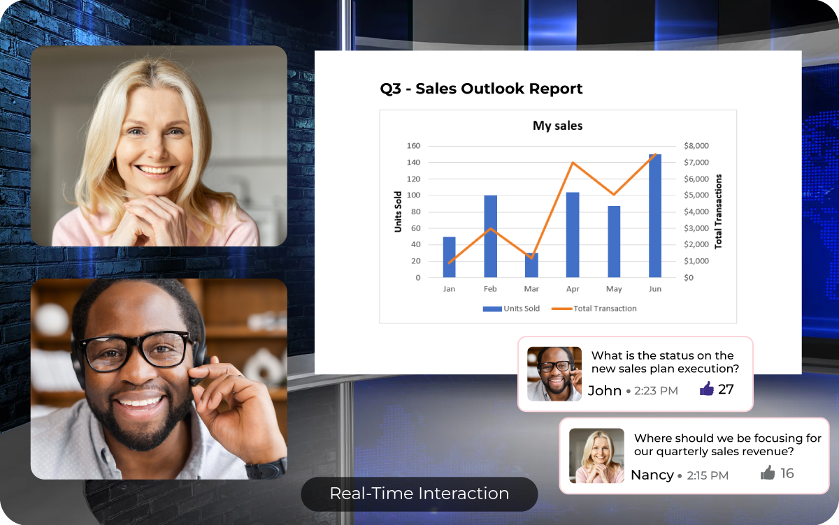 Real-time interaction